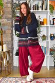 Moorland FairIsle Knit Navy
